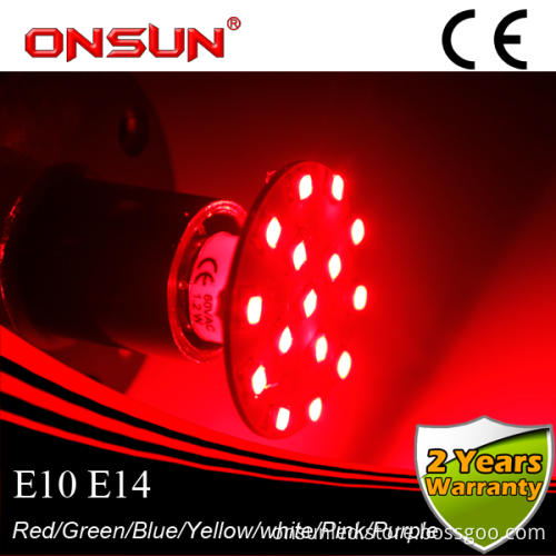 Manufacture 16 led E14 SMD2835 waterproof IP44 AC24V clear cabochon spot light Carnival decorative LED rgb funfair lights